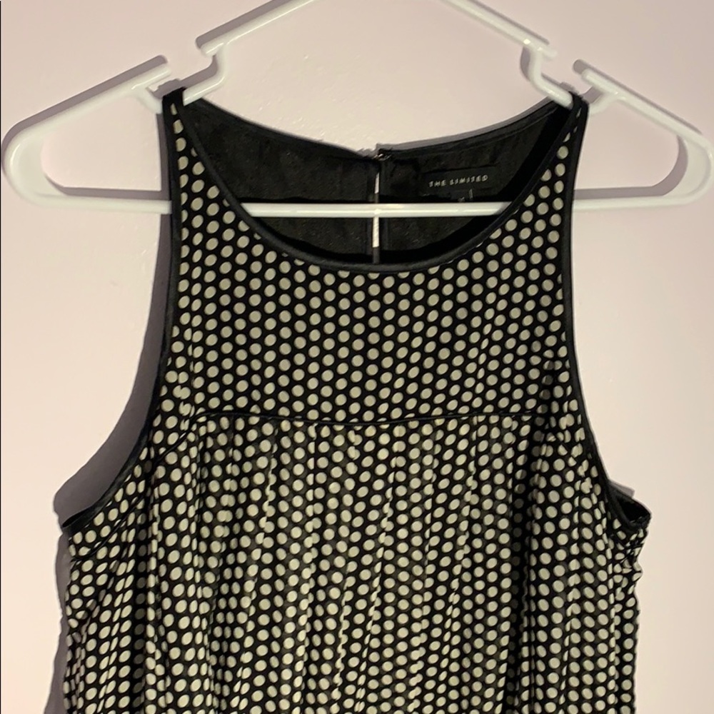 Polka dot swing dress from the Limited. - Picture 4 of 6